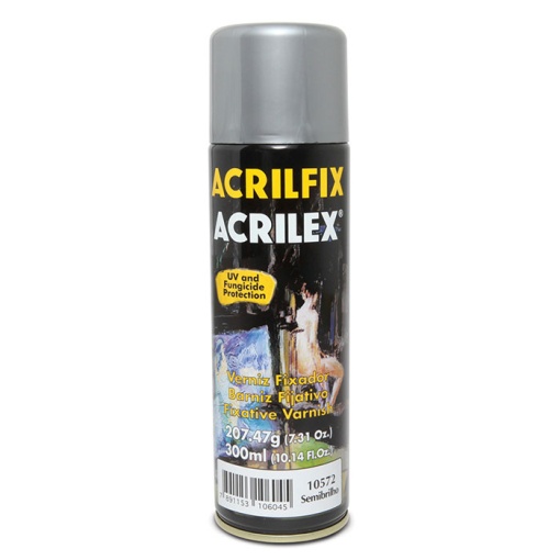 Verniz ACRILEX Acrilfix fixativo semi-brilho spray 300ml