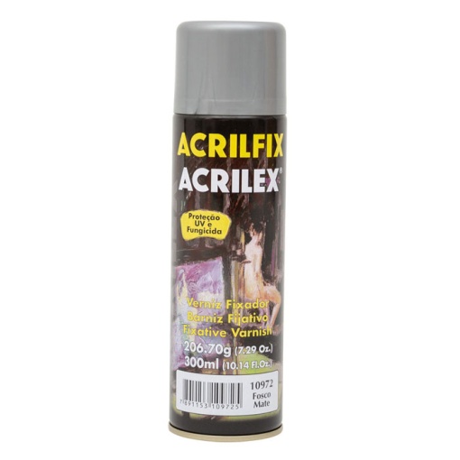 Verniz ACRILEX Acrilfix fixativo mate spray 300ml