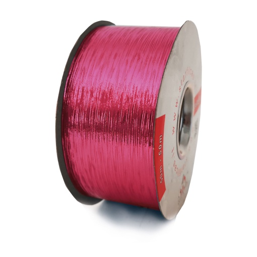 Fita de Embrulho STARMETAL BOUQUET 50mmx50m Rosa Choque 3803