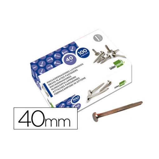 Ataches nº 8 40mm Caixa com 100 Lider