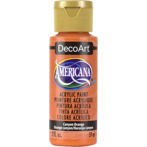 Tinta Acrílica DECOART Americana Laranja Canyon DA238-3 59ml