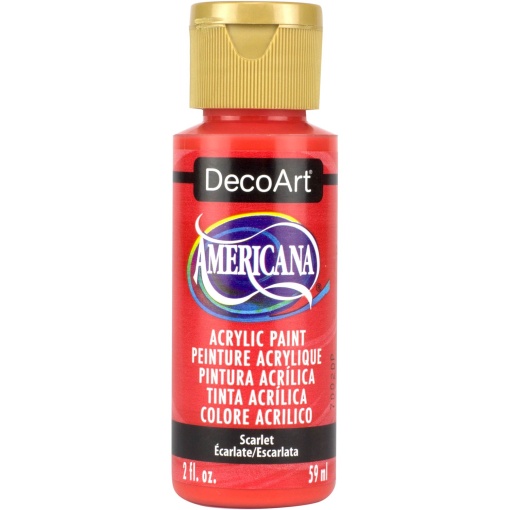 Tinta Acrílica DECOART Americana Escarlate DA345-3 59ml