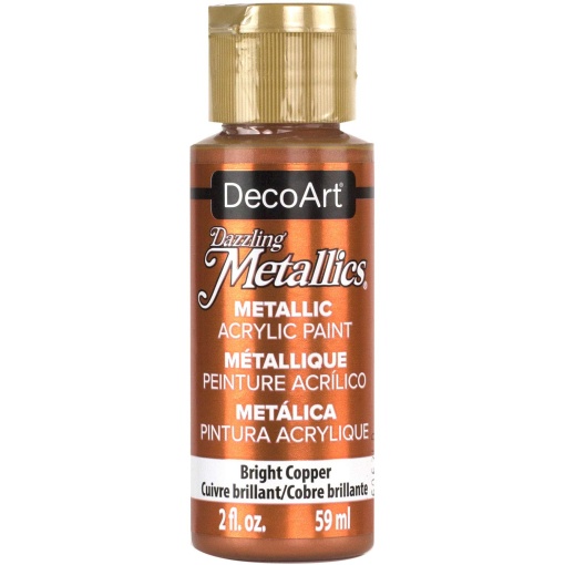Tinta DECOART Dazzling Metallics Cobre Claro 59ml DA337-3