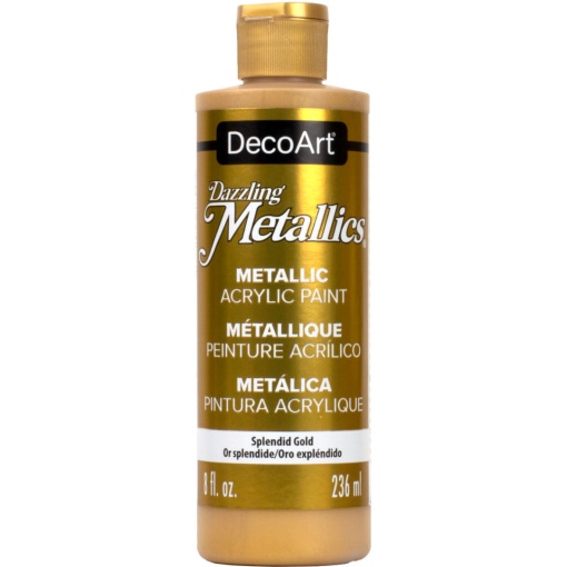 Tinta DECOART Dazzling Metallics Ouro Esplêndido 236ml DA263-9
