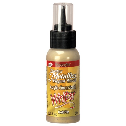 Tinta DECOART Dazzling Metallics para Contorno Ouro 59ml DAW71-3
