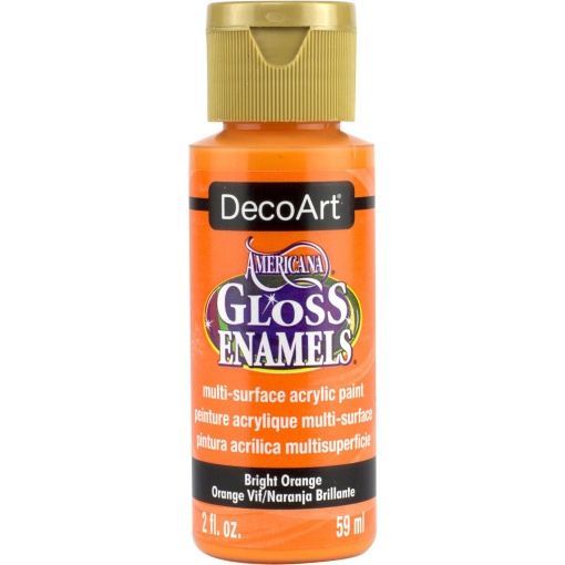 Tinta DECOART AMERICANA Gloss Enamels para Vidro Laranja Vivo 59ml DAG228-30