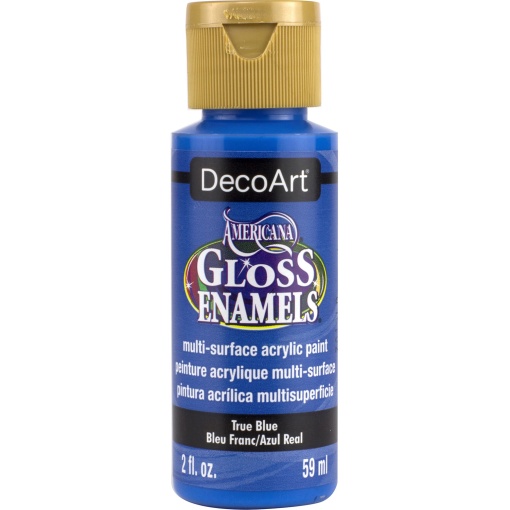 Tinta DECOART AMERICANA Gloss Enamels para Vidro Azul Verdadeiro 59ml DAG36-30