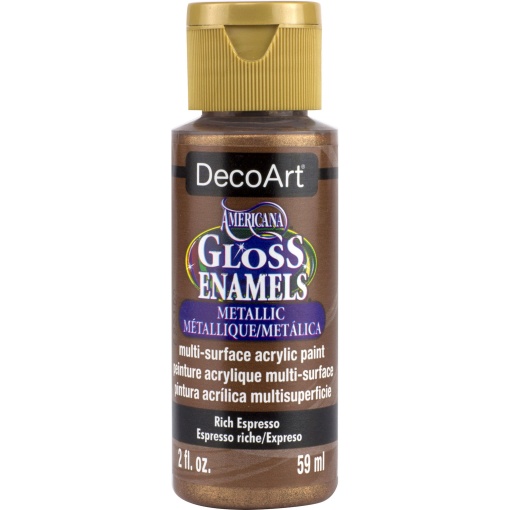 Tinta DECOART AMERICANA Gloss Enamels para Vidro Bronze 59ml DAG245-30