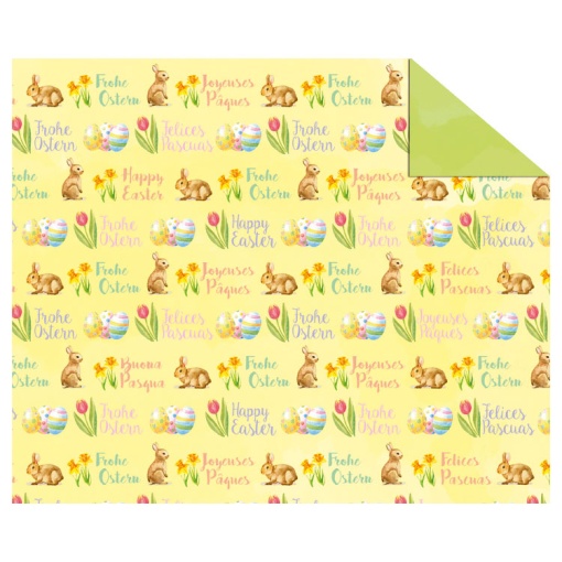 Cartolina URSUS 300g Páscoa 49,5x68cm coelhinhos 1157 22 03