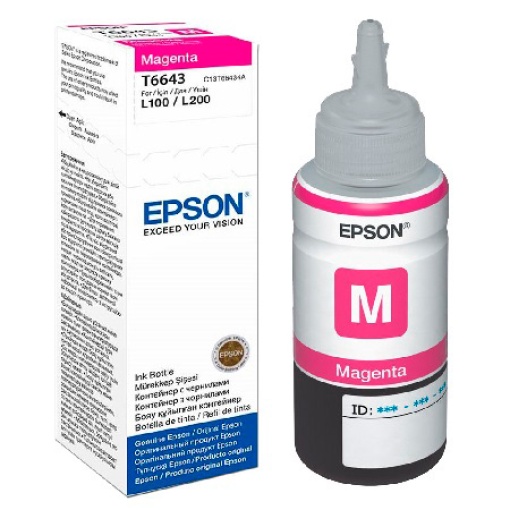 Tinteiro EPSON 664 Ecotank Magenta T664340 Ecotank L555 70ml