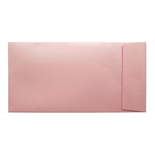 Envelope Metalizado SIMPLY Design DL 110x220mm Rosa Abertura Lateral com 10