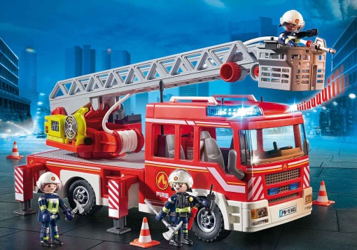 PLAYMOBIL City Action Carro dos Bombeiros com Escadas