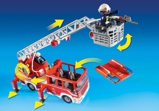 PLAYMOBIL City Action Carro dos Bombeiros com Escadas