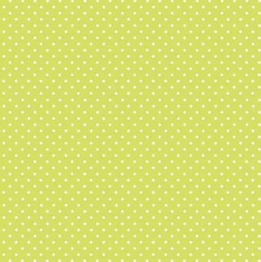 Tecido MAKOWER Spot Pintas Verde Claro 1x1,12m
