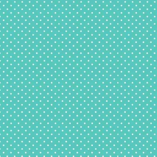 Tecido MAKOWER Spot Pintas Azul Claro 1x1,12m