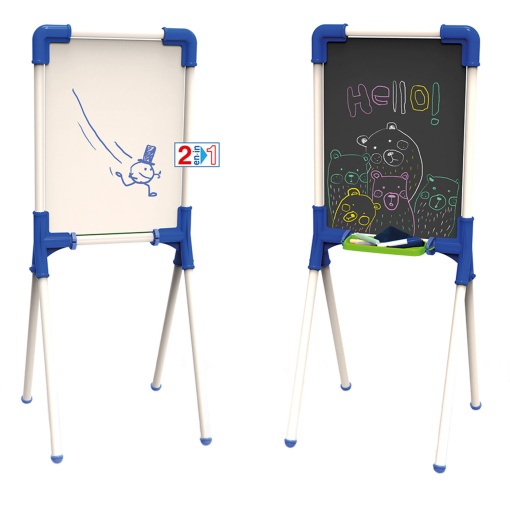 Quadro Duplo Magnético/Ardósia Paint & Learn com Acessórios CHICOS