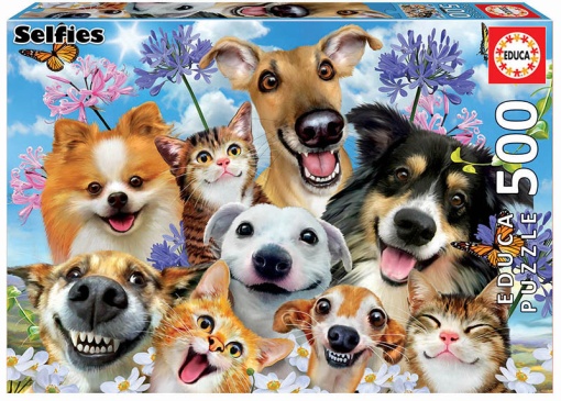 Puzzle EDUCA 500 peças Fun In The Sun Selfie