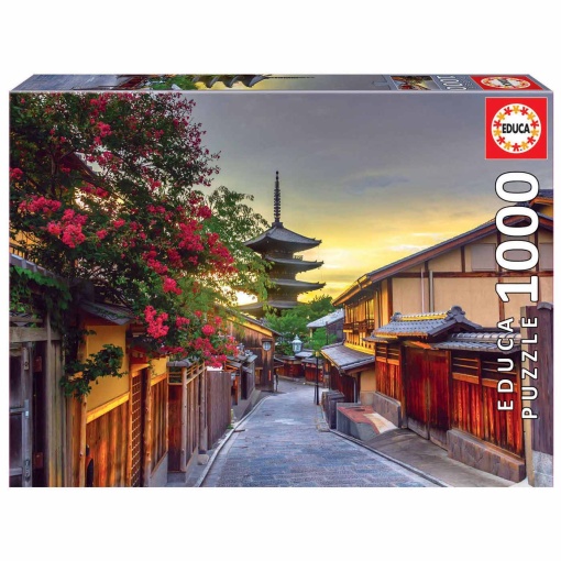 Puzzle EDUCA 1000 peças Yasaka Pagoda Quioto Japão