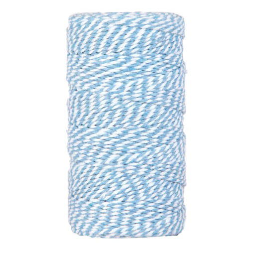 Cordão MP Bicolor 2mmx100m Branco/Azul