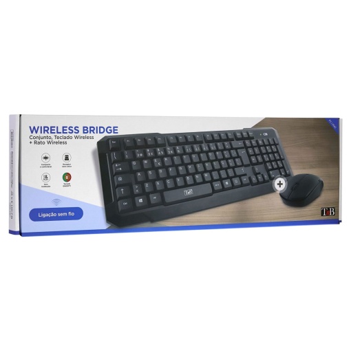 Teclado + rato TNB wireless preto