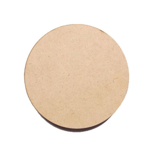 BASE DE MADEIRA MDF REDONDA 22X0,5CM DIAMETRO 74039