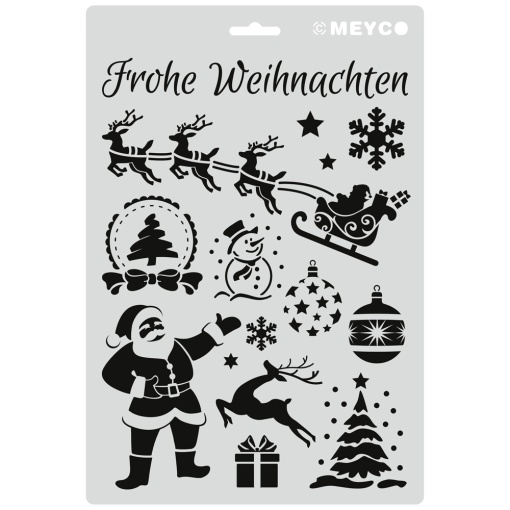 Stencil MEYCO 20x30cm Natal