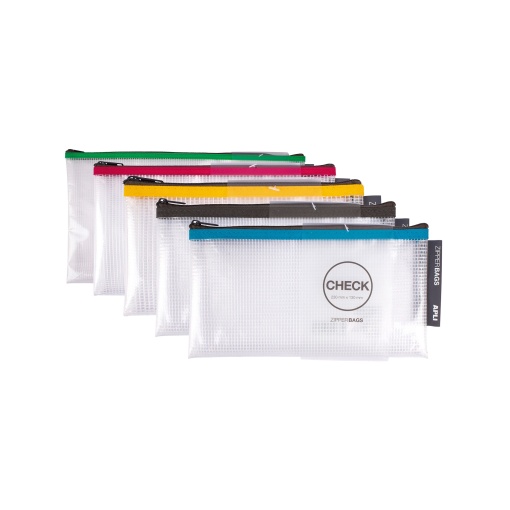 Bolsa para Documentos com Zipper 230x130mm Sortidas APLI