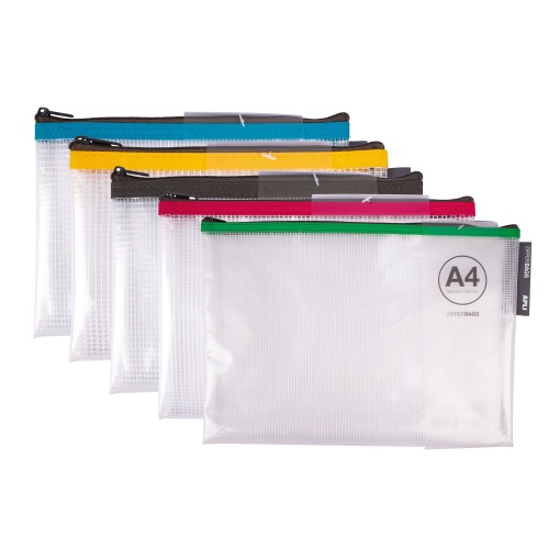Bolsa para Documentos com Zipper A4 Sortidas APLI