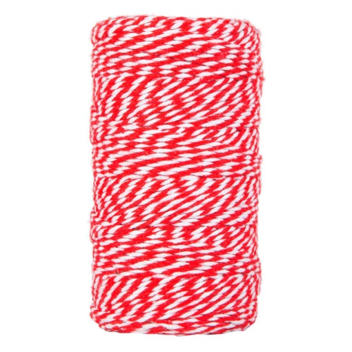 Cordão MP Bicolor 2mmx100m Vermelho/Branco