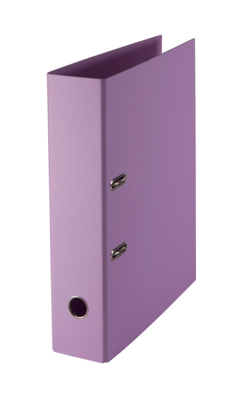 Pasta de Arquivo CARTONEX A4 Comercial lombada de 80mm 2 Argolas Violeta Pastel
