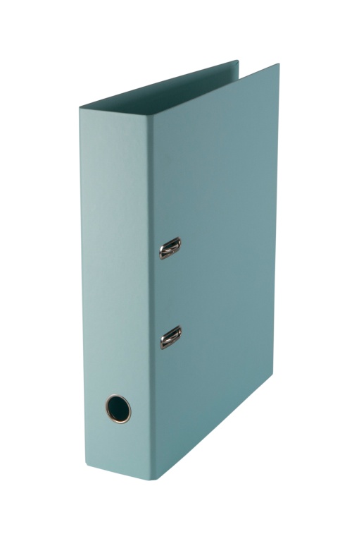 Pasta de Arquivo CARTONEX A4 Comercial lombada de 80mm 2 Argolas Azul Pastel