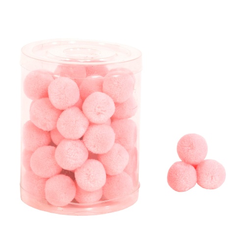 Pompons 20mm Rosa 03 com 48 MP