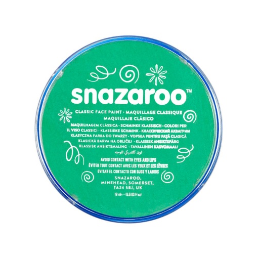 Pintura Facial SNAZAROO Clássico Verde Claro 18ml