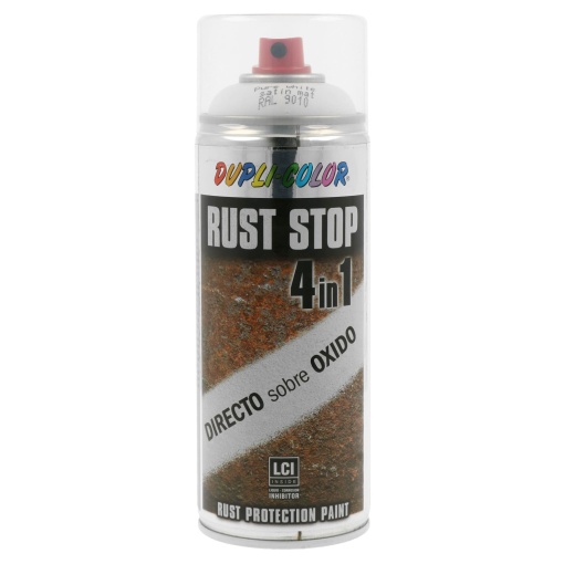 Tinta Spray Anti-ferrugem DUPLI-COLOR Branco RAL 9010 400ml