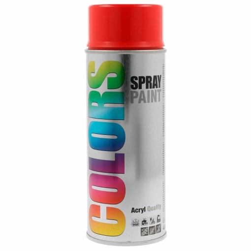 Tinta Spray Acrílica COLORS Vermelho RAL 3020 400ml