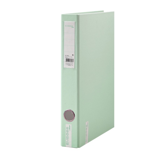 Pasta de Arquivo ANCOR EMBOSS A4 Comercial lombada de 40mm 2 Argolas Verde Pastel