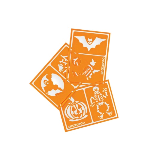 Moldes de maquilhagem Halloween com 6 unidades SNAZAROO