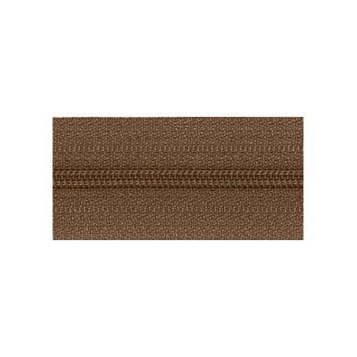 Fecho Zipper de Nylon Malha 3 Castanho (metro) COSE