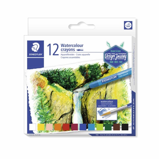 Lápis de Cera Aguarelável STAEDTLER 223 com 12