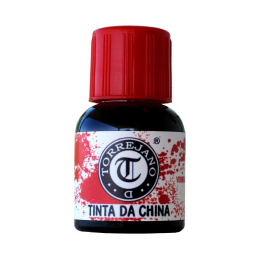 Tinta da China D. Torrejano Vermelho 30ml