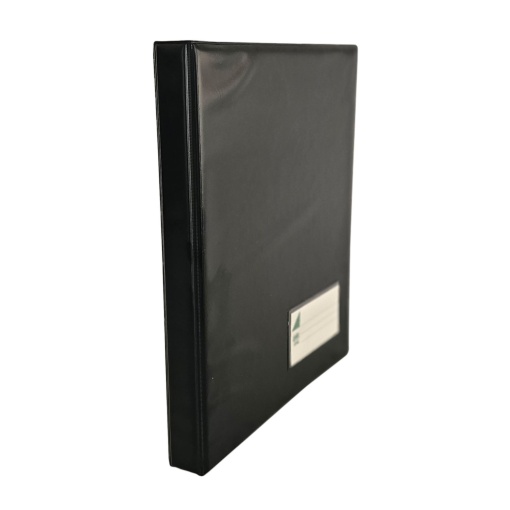 ROMA 186 A4 file folder, 35 mm spine, 4 rings, black.