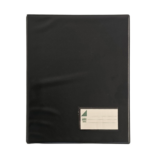 ROMA 186 A4 file folder, 35 mm spine, 4 rings, black.