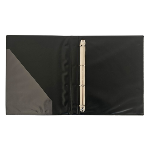 ROMA 186 A4 file folder, 35 mm spine, 4 rings, black.