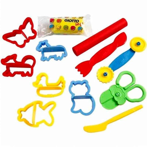 Moldes para plasticina GIOTTO Be-Bè 11 peças