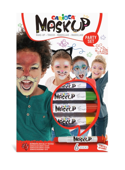 Pintura Facial CARIOCA Mask Up 6 Cores