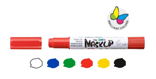 Pintura Facial CARIOCA Mask Up 6 Cores