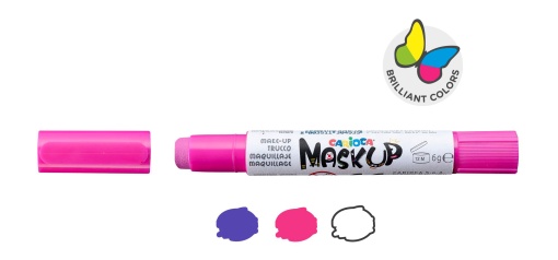 Pintura facial CARIOCA Mask Up 3 cores 43049