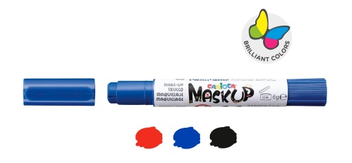 Pintura facial CARIOCA Mask Up 3 cores 43050