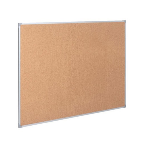 Cork board with aluminum frame 90x120cm Lightboard