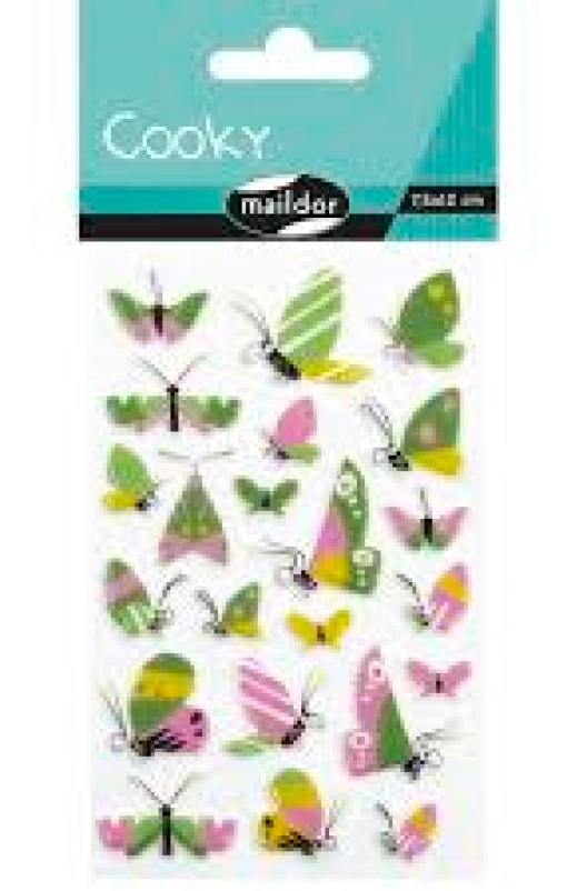 Autocolantes MAILDOR Cooky 3D borboletas